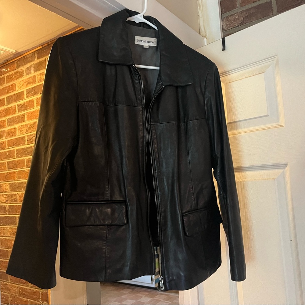 Boston Harbor genuine leather jacket